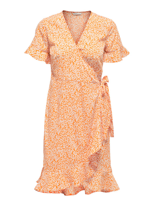ONLOLIVIA Short Dress - Oransje