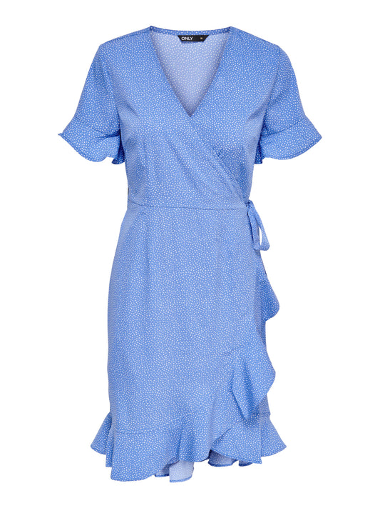ONLOLIVIA kjole - blå panser
