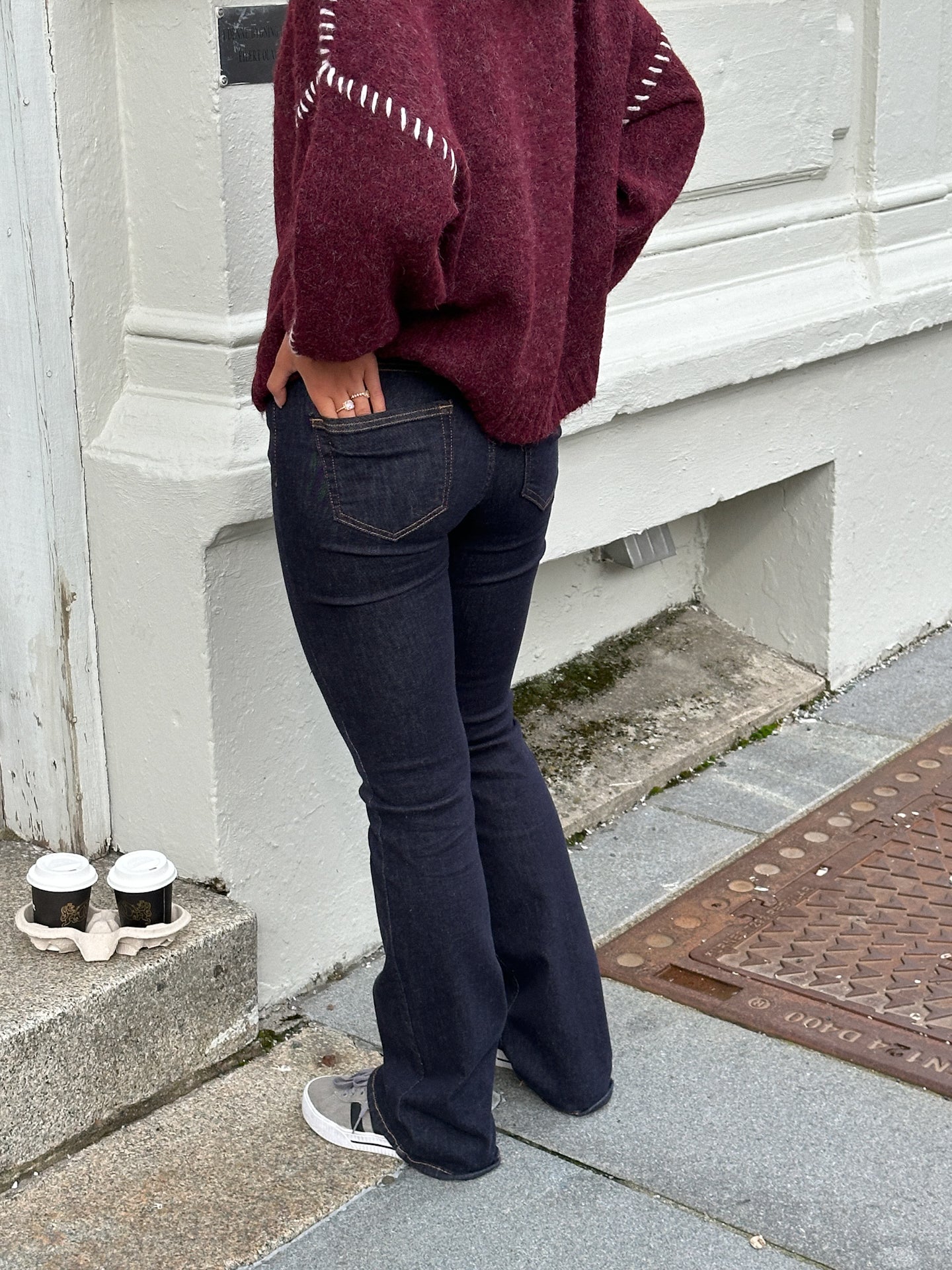 ONLBLUSH MW Flared Jeans - REA023