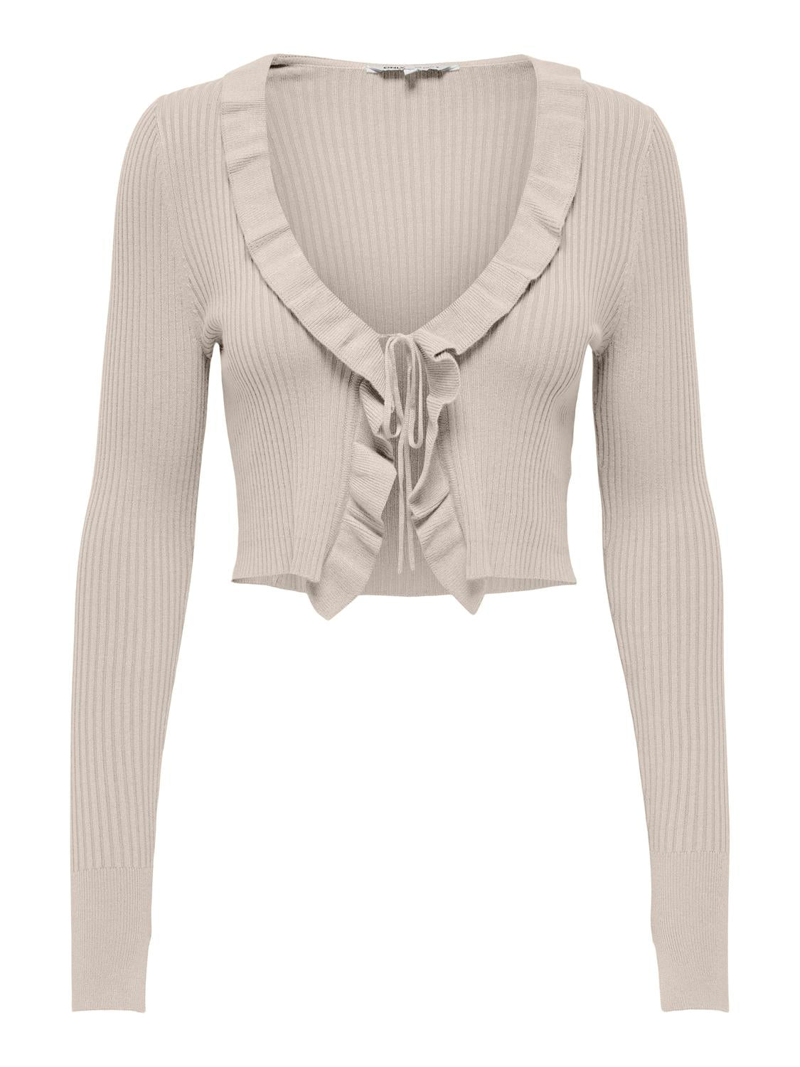 ONLMILA Tie Cardigan - Beige