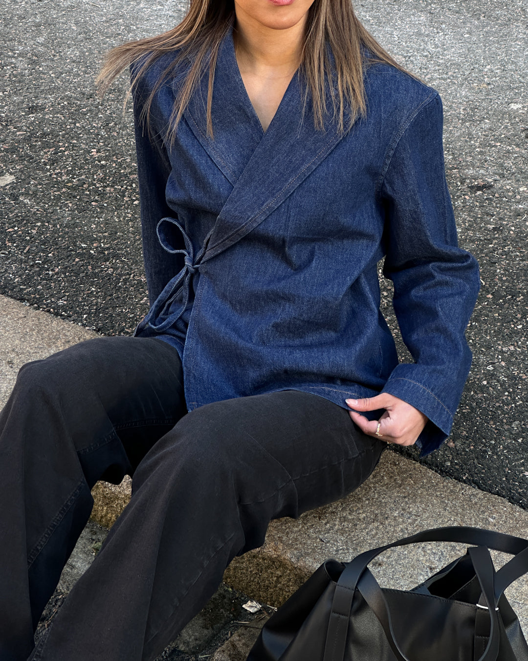 ONLELLIS Denim Jacket - Blå