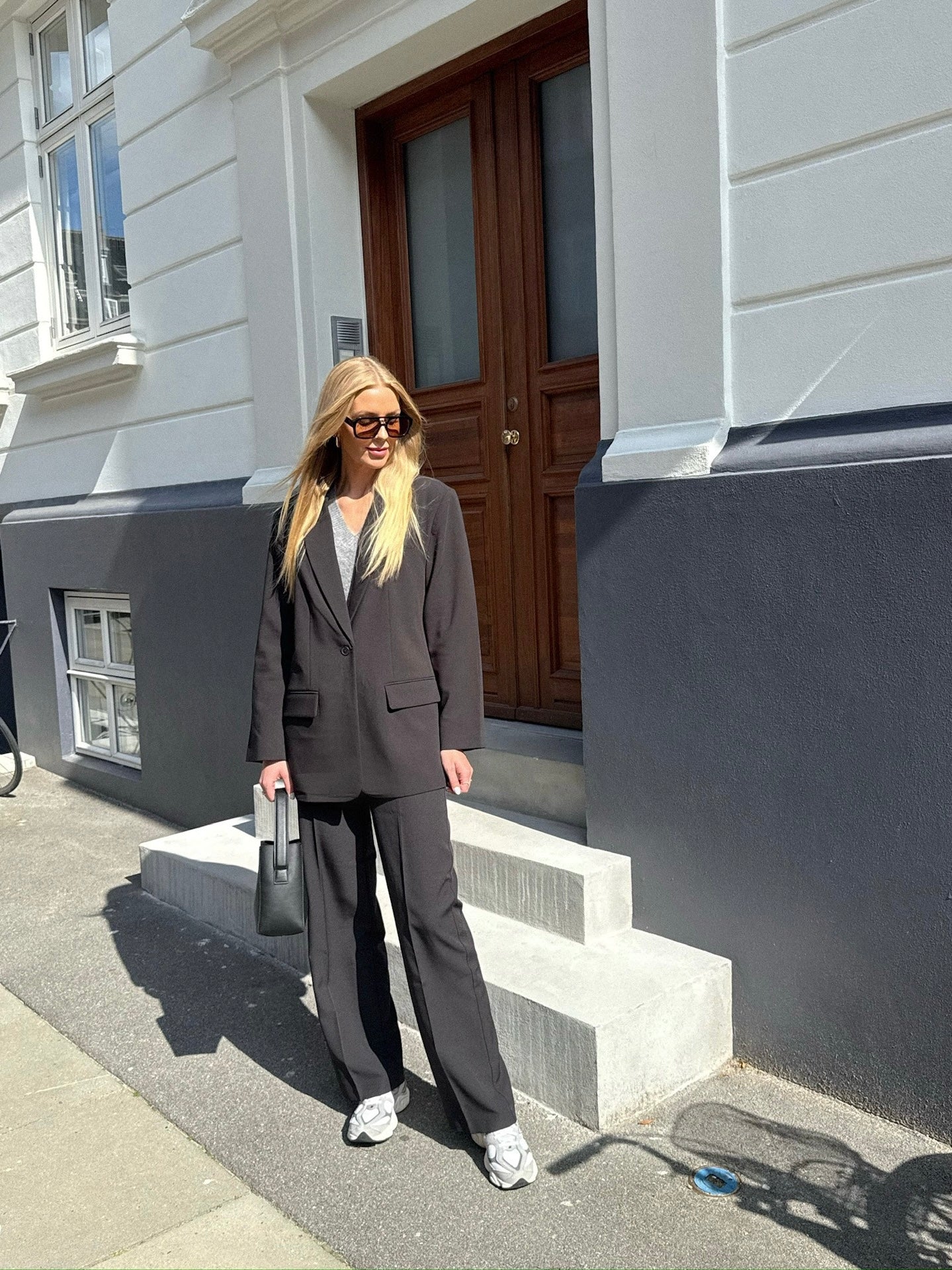 ONLHATTIE HW Straight Pant - Brun