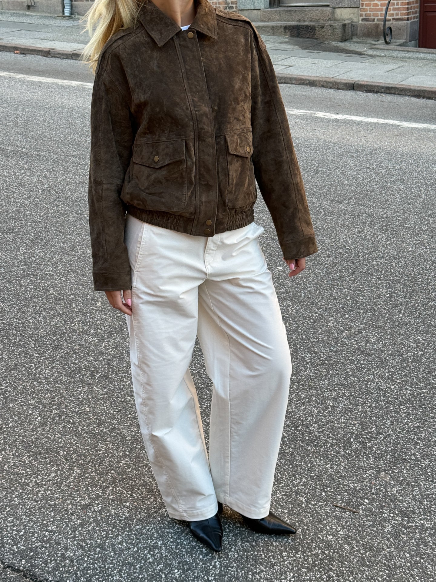 ONLISLA Suede Jacket - Brun