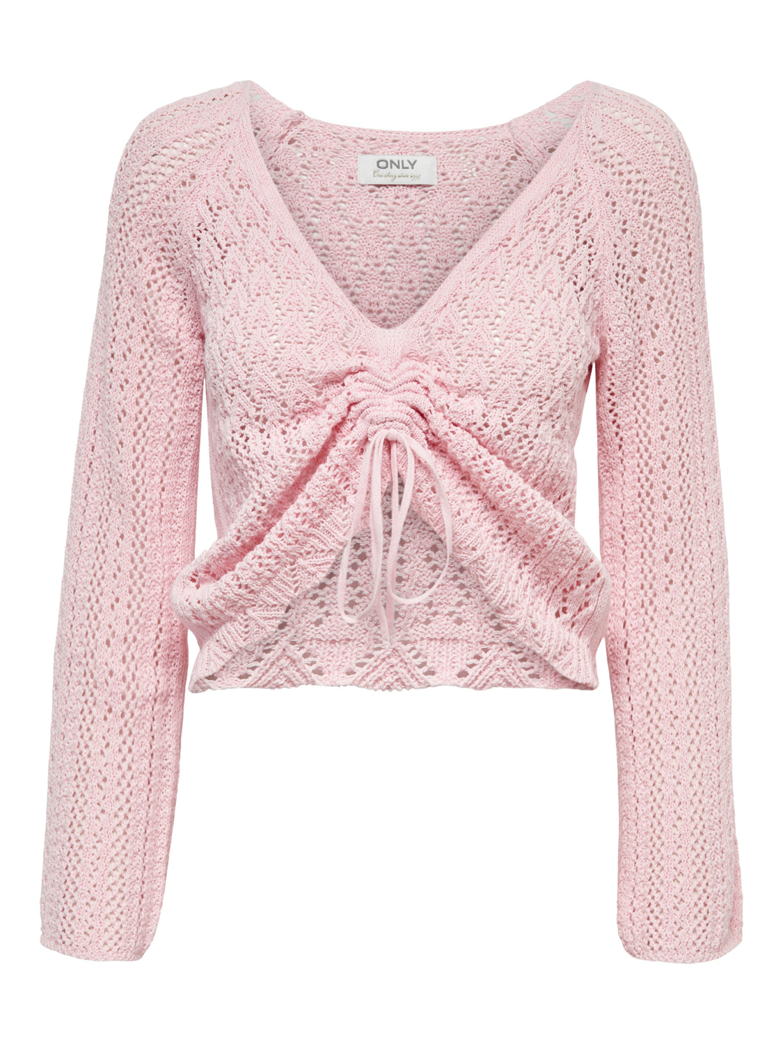 ONLNOLA Ruching Pullover - Rosa