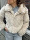 ONLMANNY Faux Fur Jacket - Beige