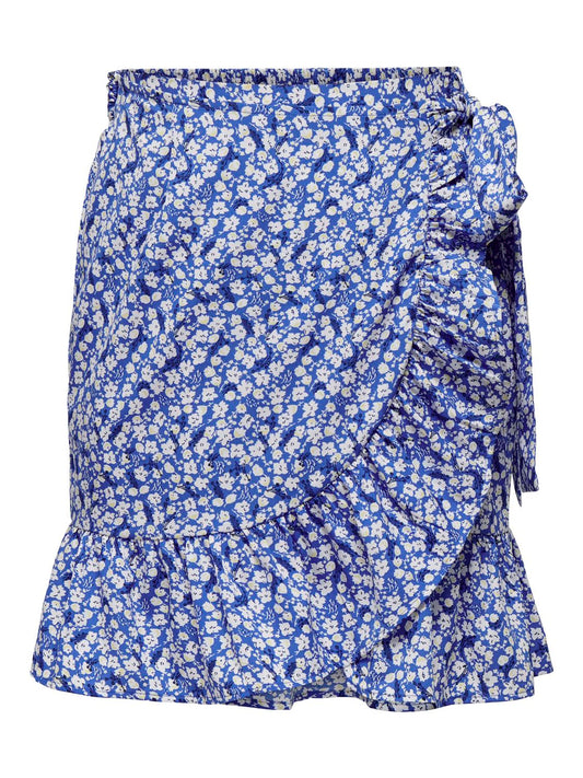 ONLOLIVIA Short Skirt - Blå