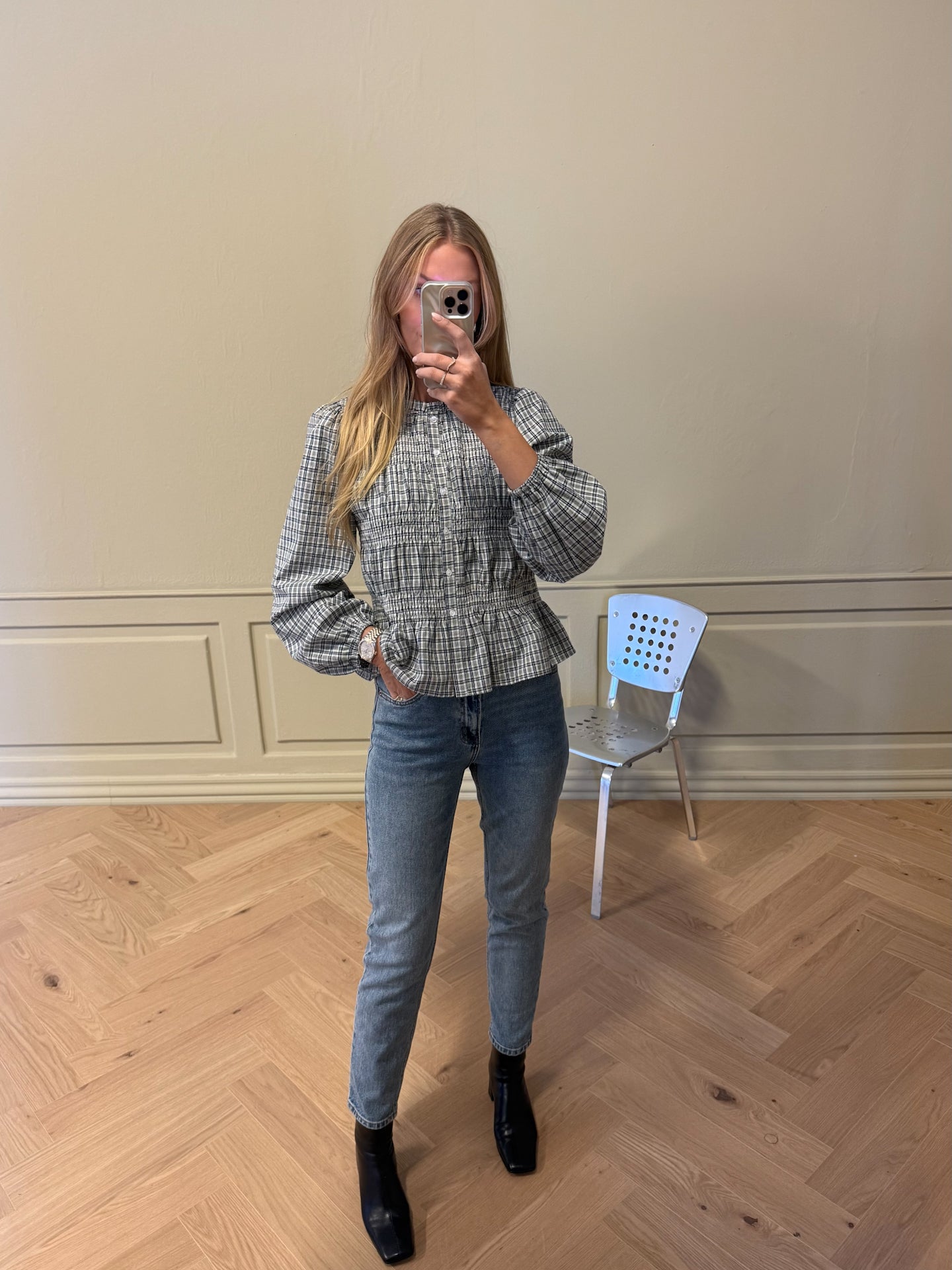 STURINA L/S Shirt - Mønstret