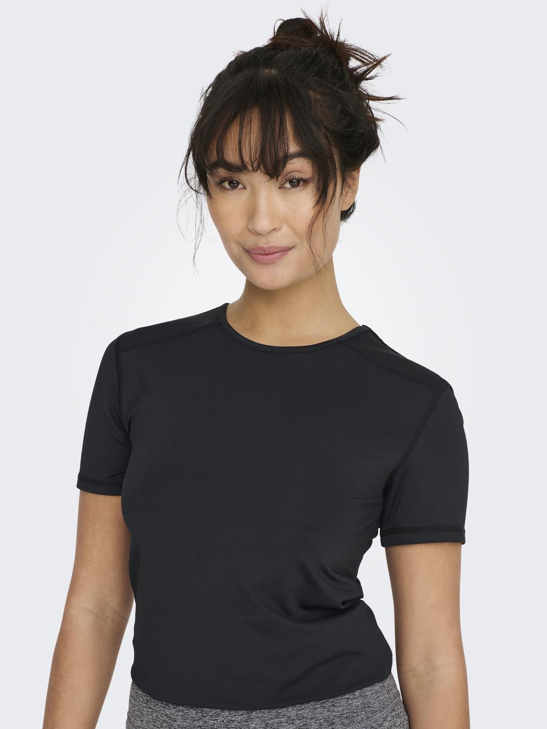 ONPMILA Slim T-Shirt - Sort