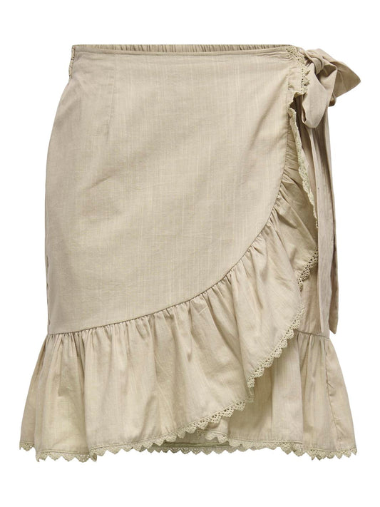 PGLARISA Short Skirt - Beige
