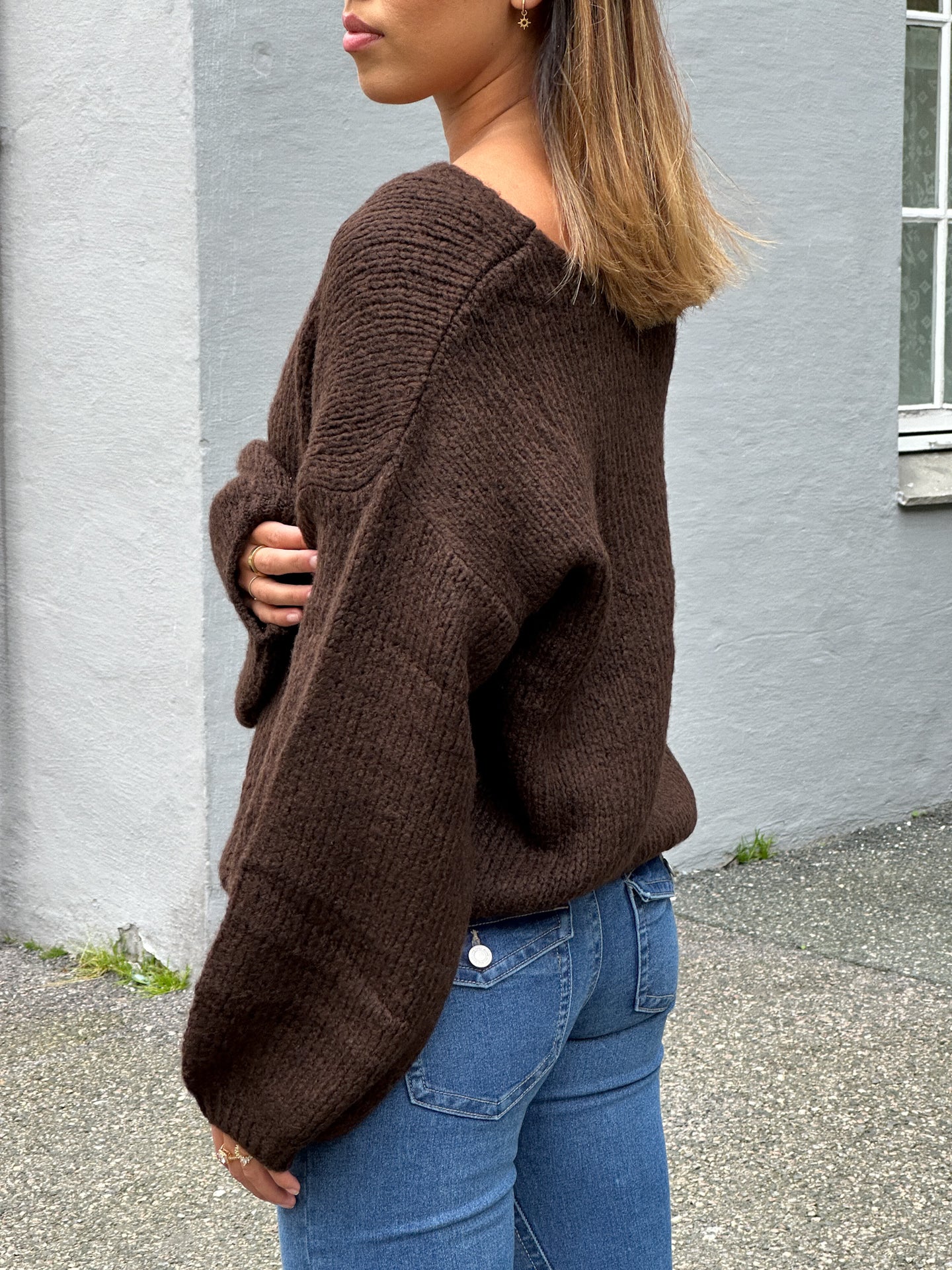 JDYDINEA Pullover - Brun