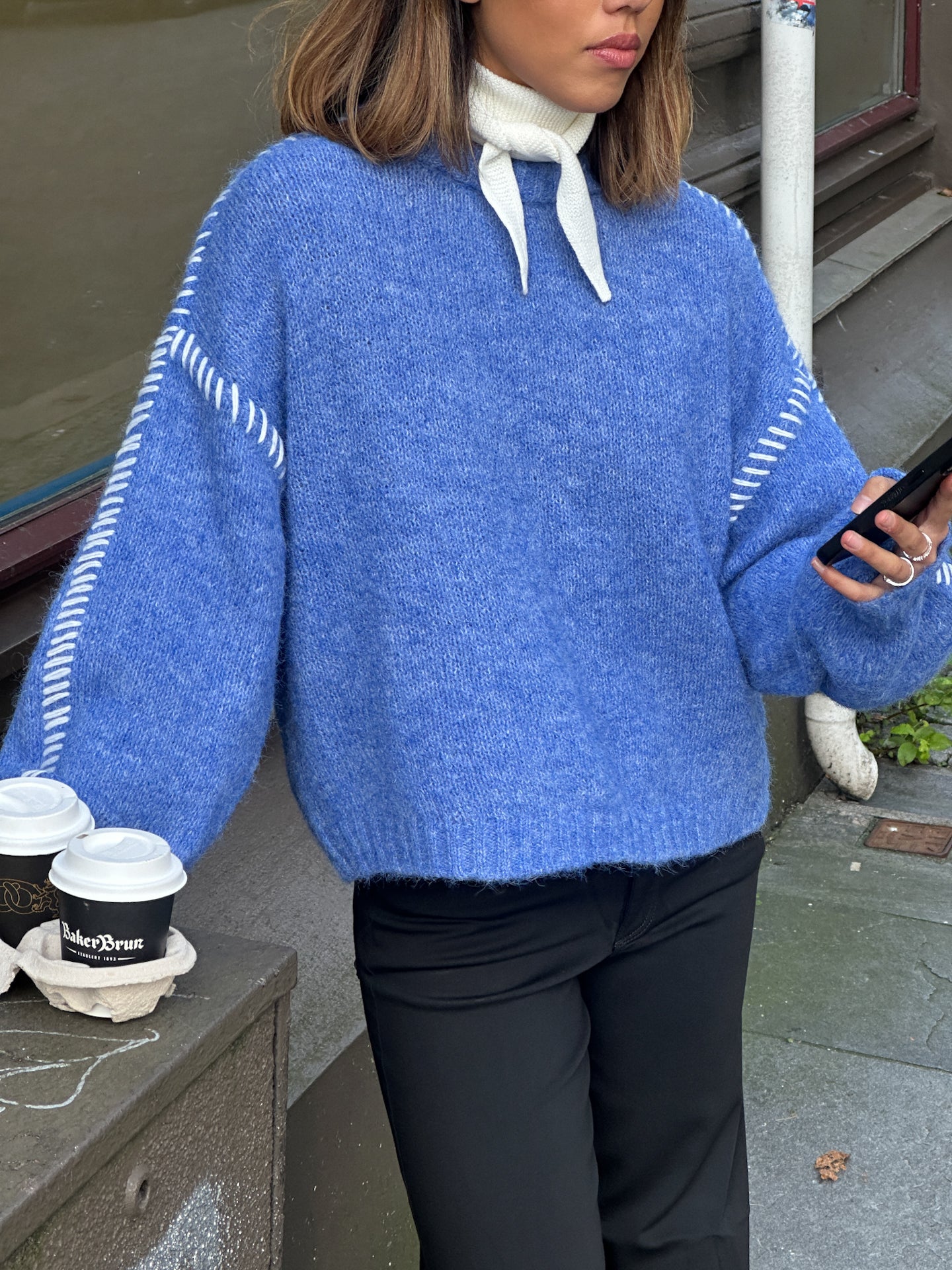 JDYZOEY Pullover - Blå