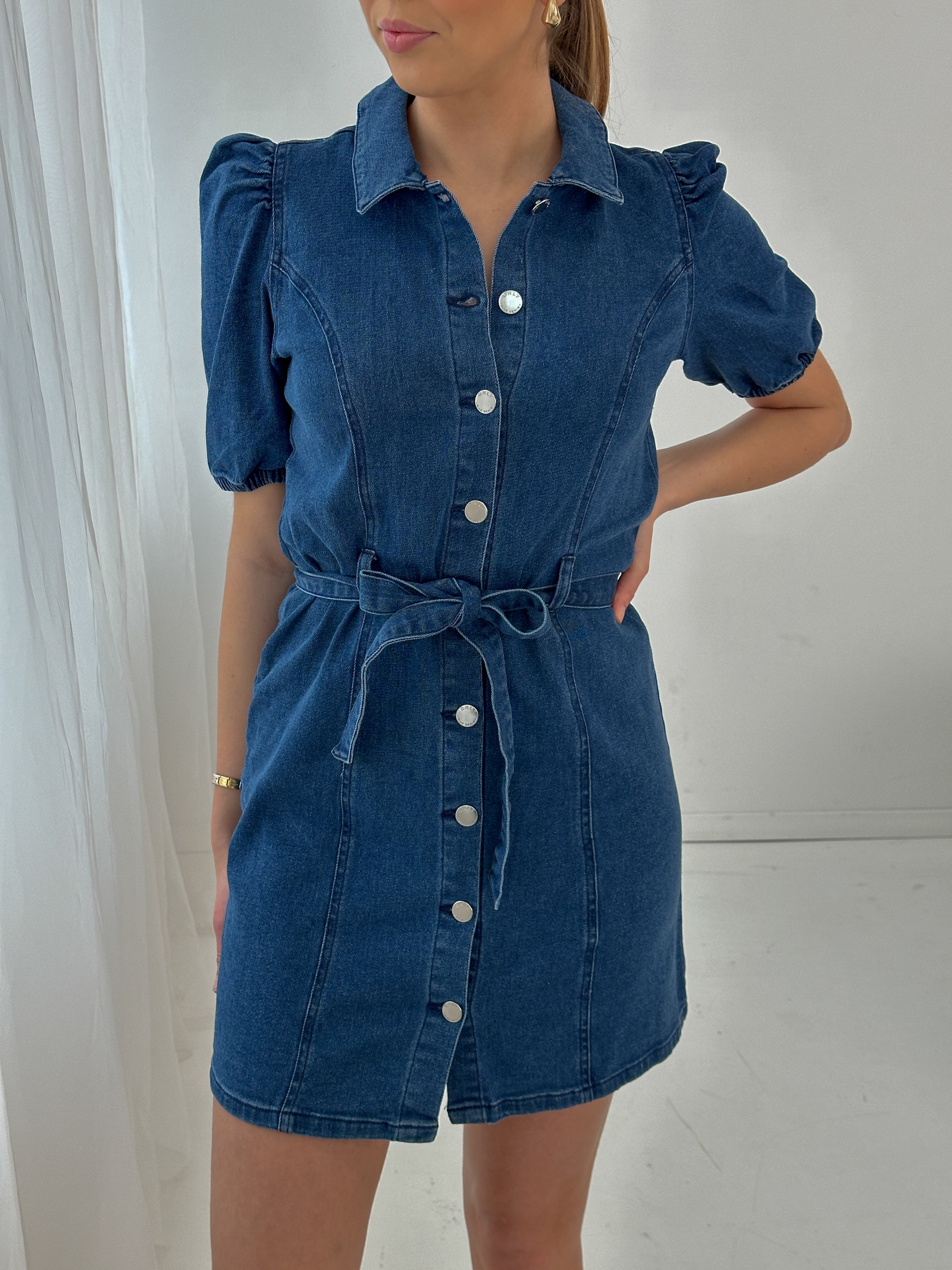 ONLVIBBE Denim Short Dress - Blå