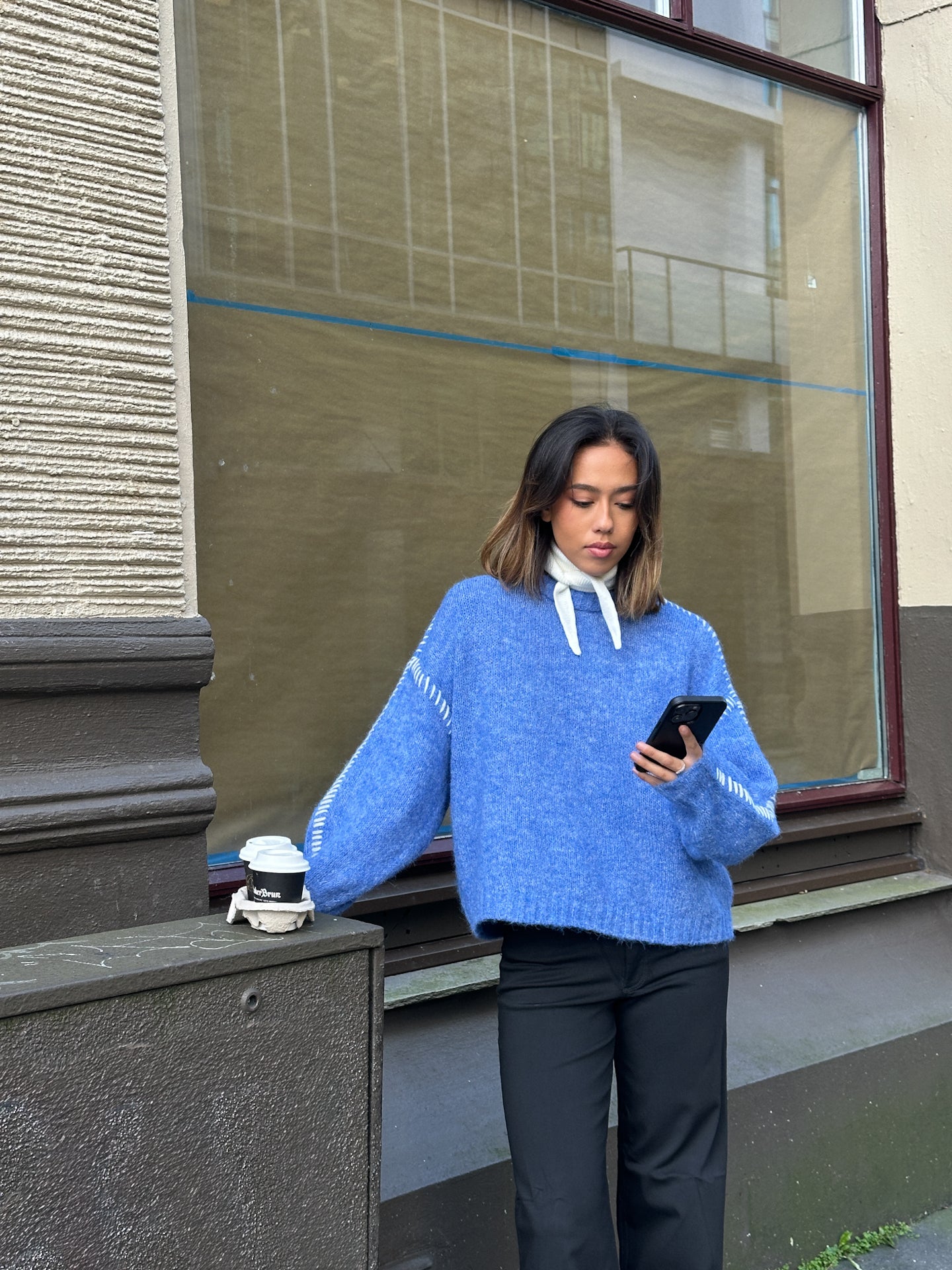 JDYZOEY Pullover - Blå