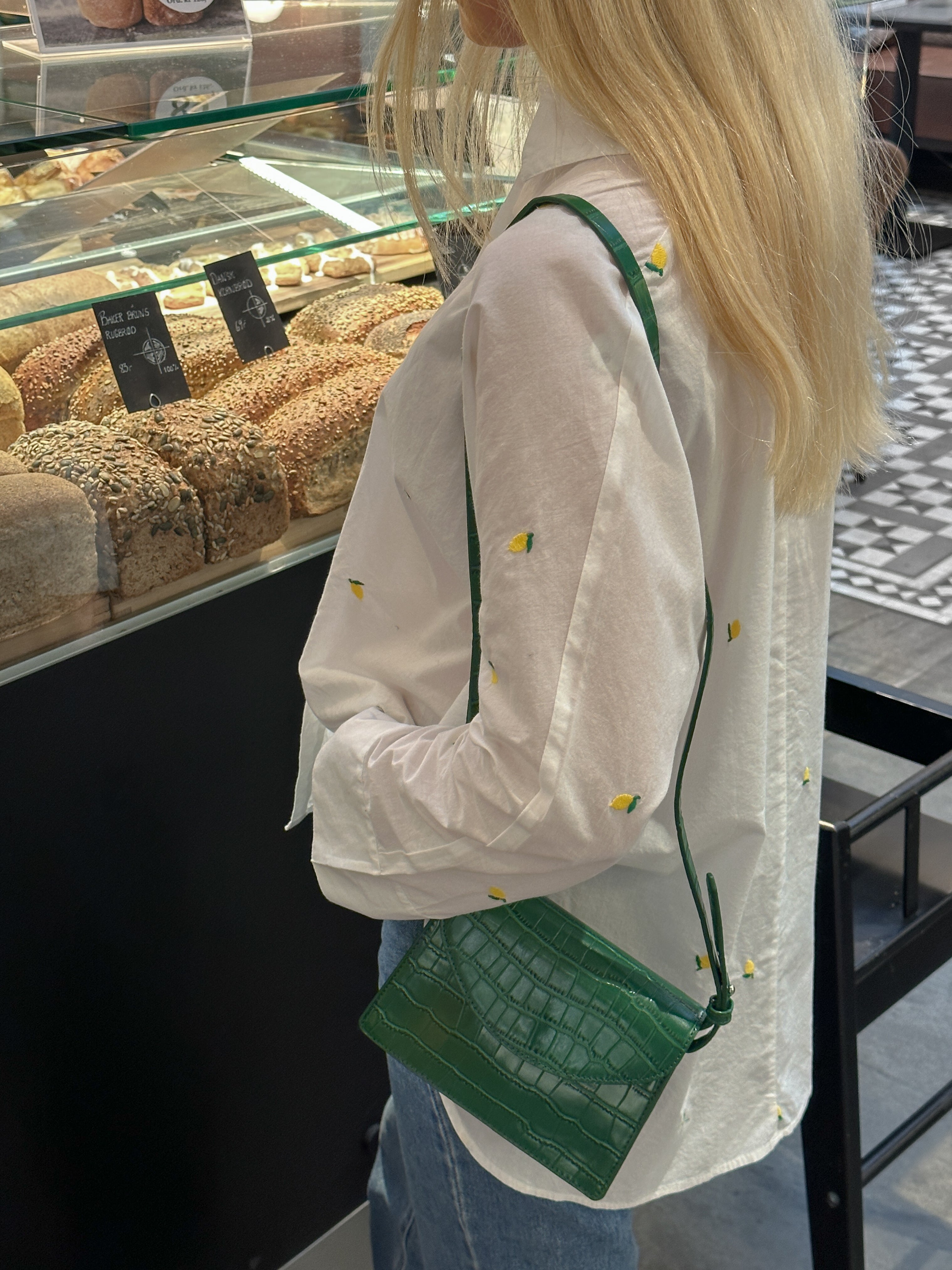 ONLNEW LINA GRACE L/S Shirt - Hvit