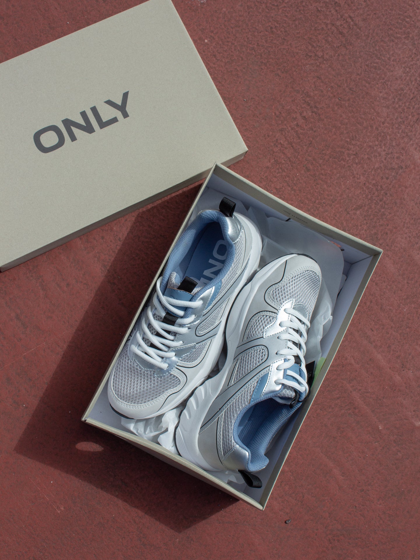 ONLSOKO-1 PU Runner Sneaker - Hvit