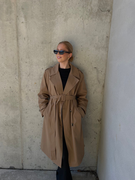 ONLKARLA Trenchcoat - Brun