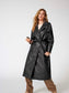 ONLSOFIA Faux Leather Coat - Sort