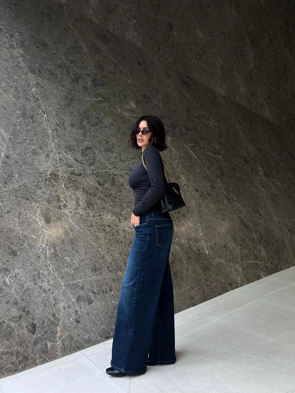 ONLMADISON Blush HW Wide Jeans - REA081