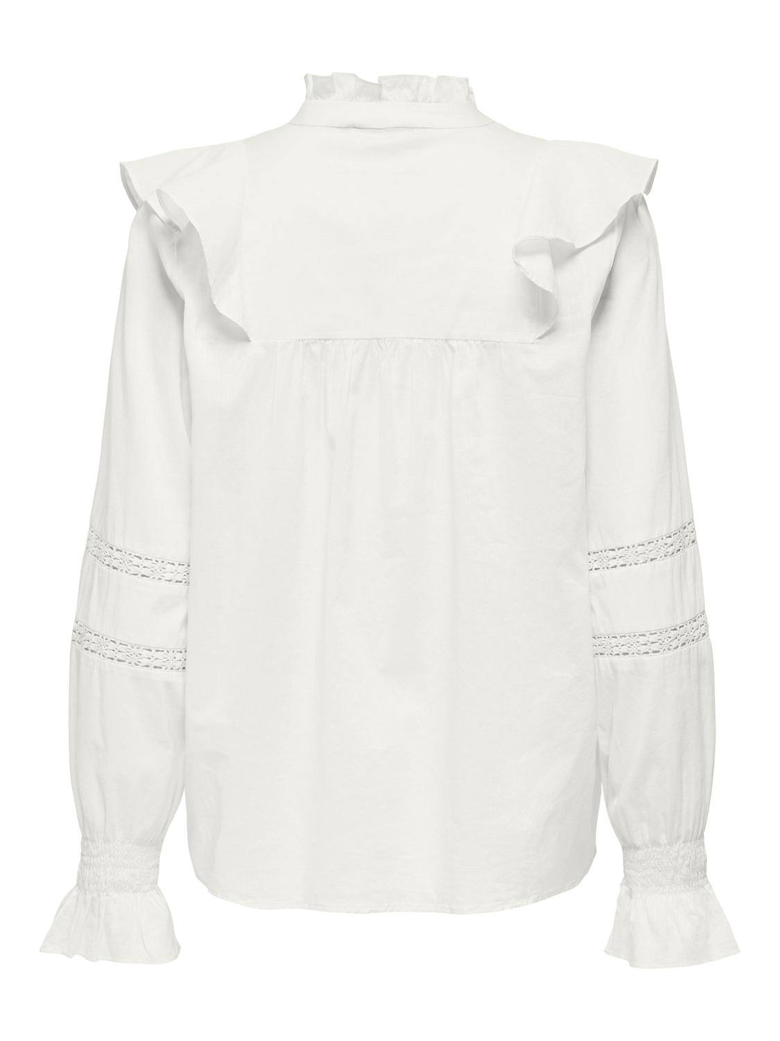 ONLJULIA L/S Top - Hvit