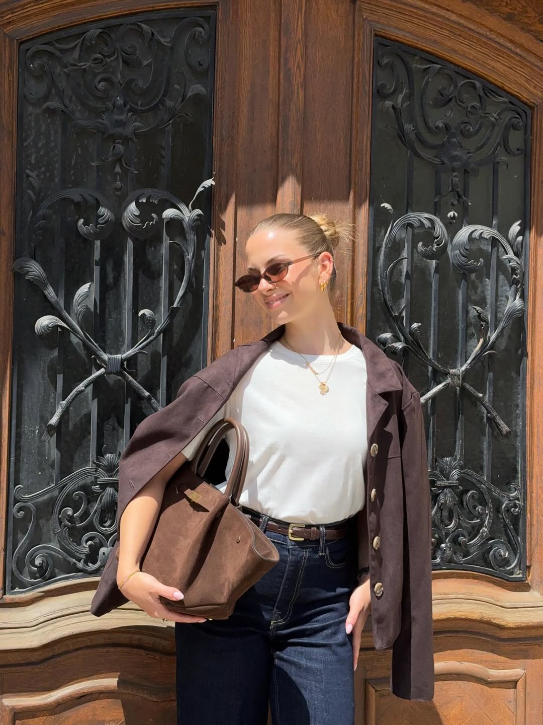 JDYNICO Faux Suede Jacket - Brun