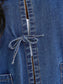 ONLTHILLE Tie Denim Jacket - Blå