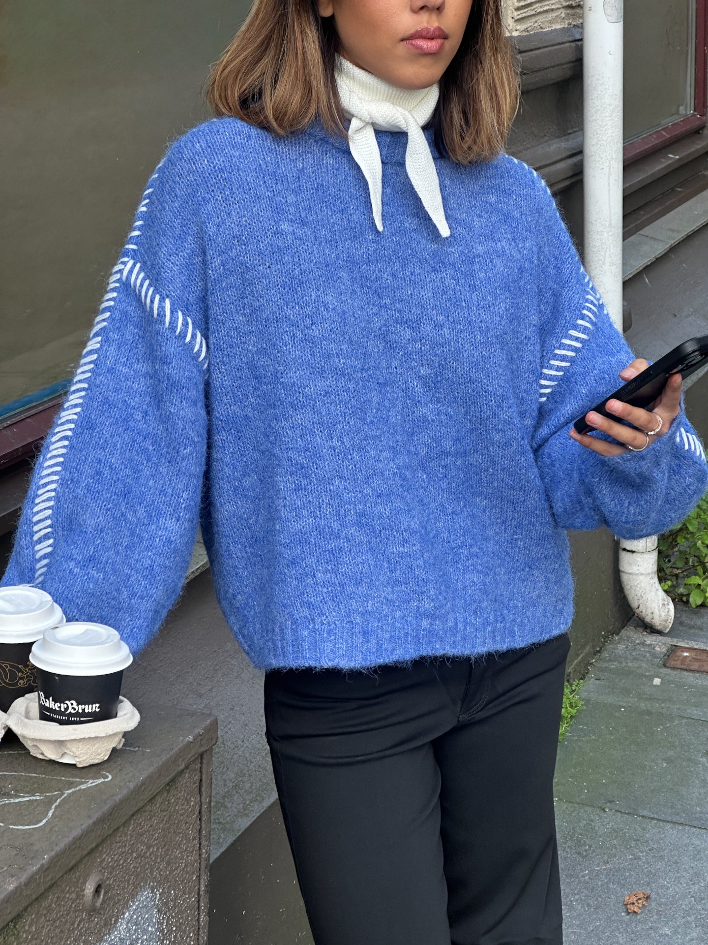 JDYZOEY Pullover - Blå