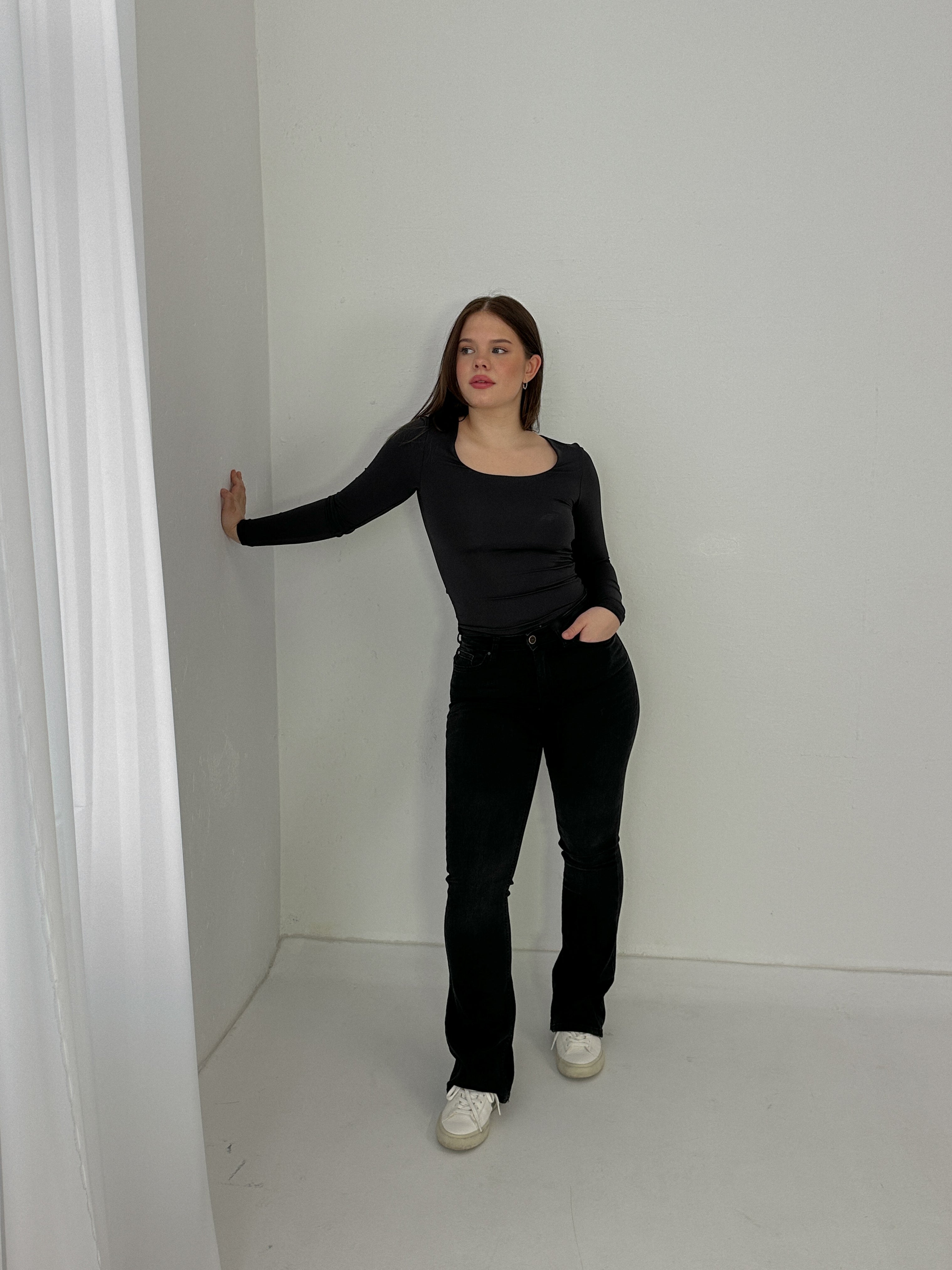 ONLBLUSH MW Flared Jeans - REA2343