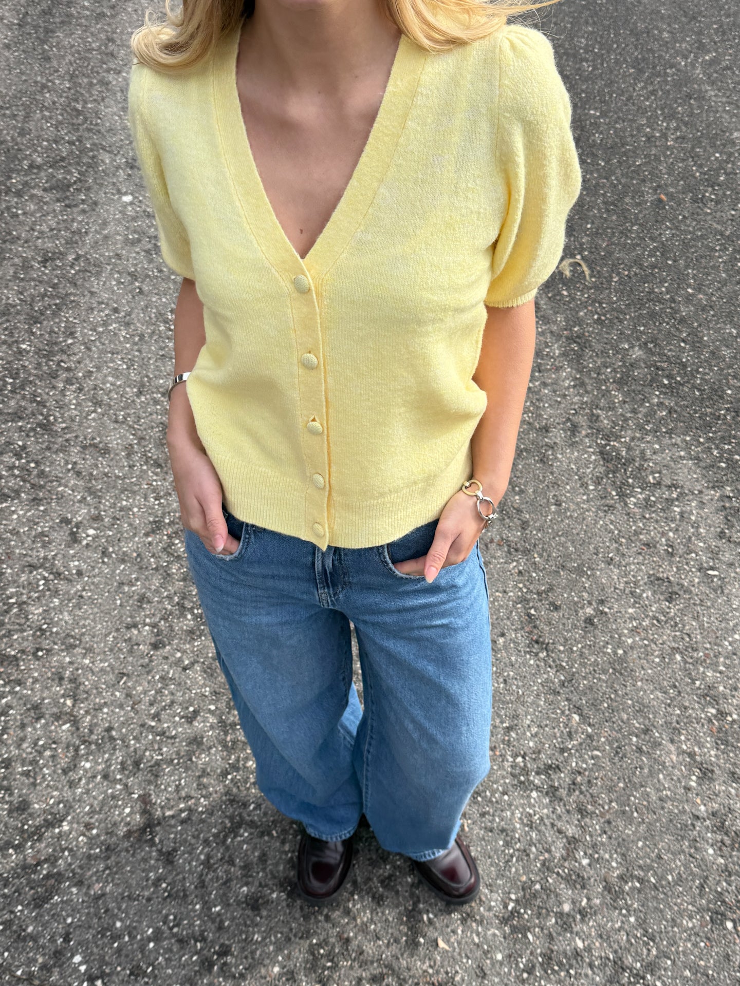 ONLLIVA S/S Cardigan - Gul