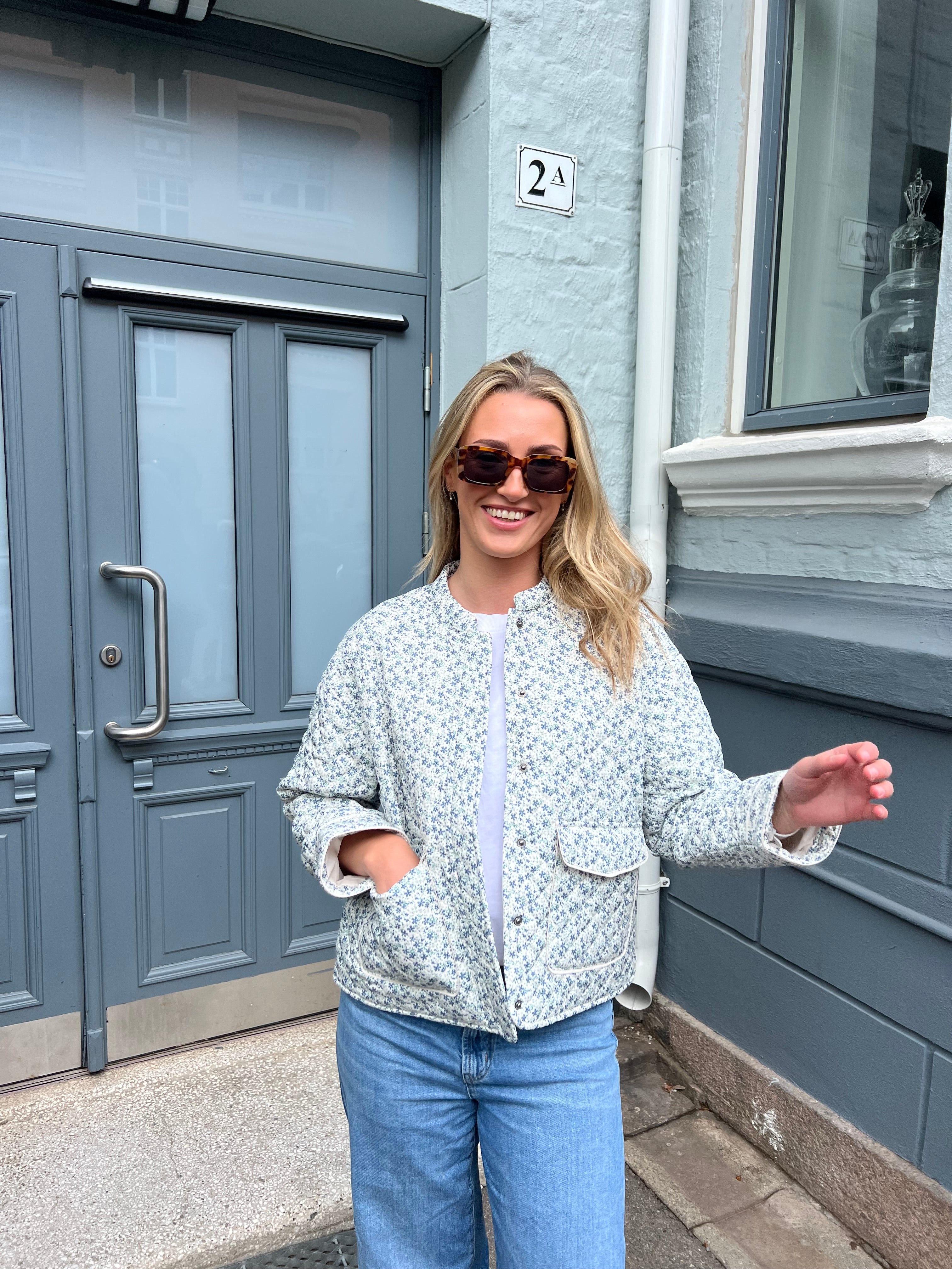 ONLHALLIE Quilted Jacket - Blå