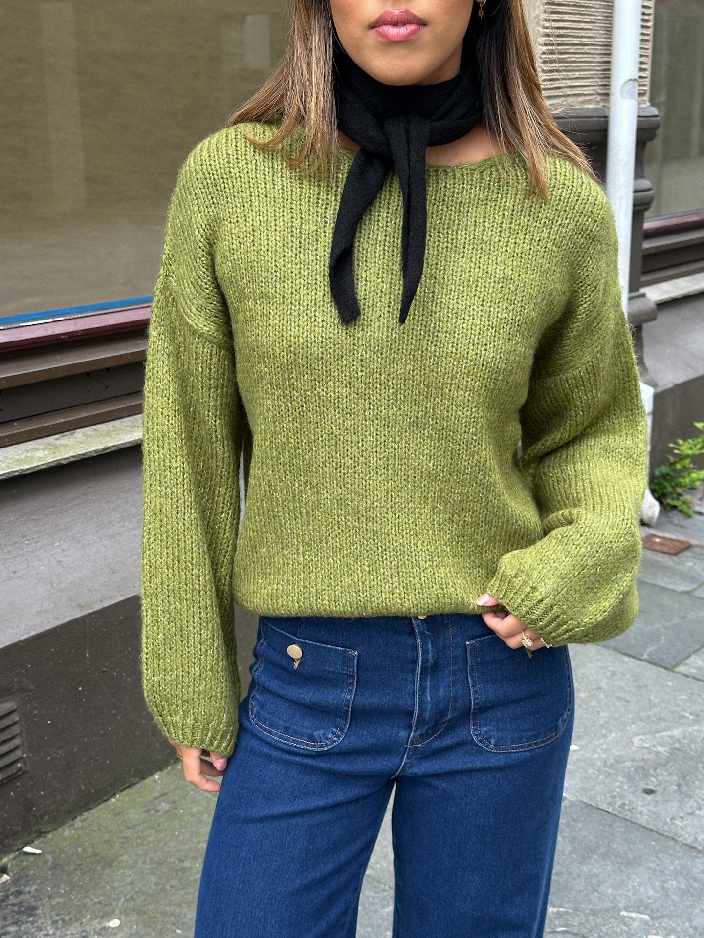 JDYDINEA Pullover - Grønn