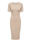 JDYVILDE Midi Dress - Beige