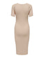 JDYVILDE Midi Dress - Beige