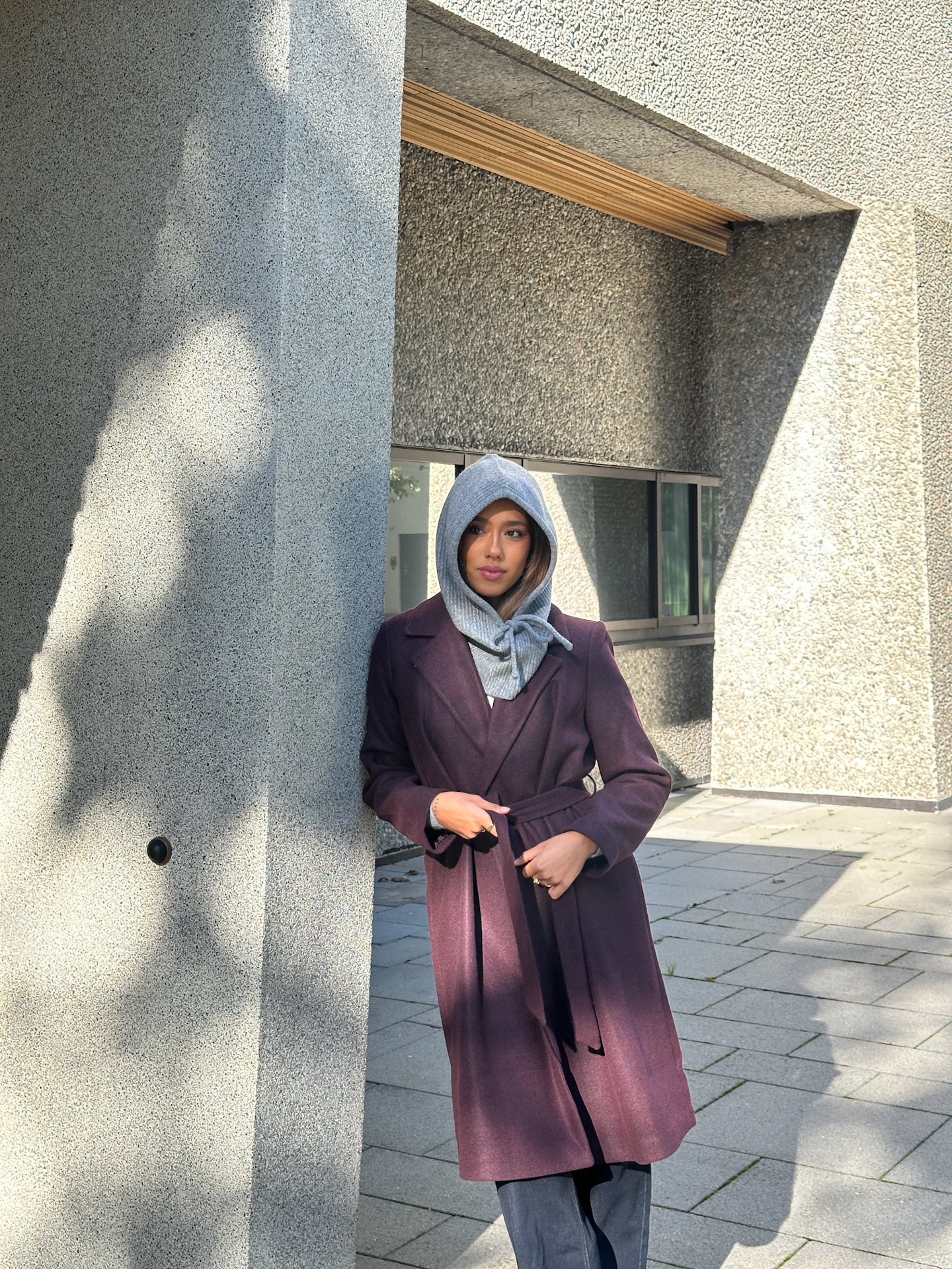 ONLALVILDA Coat - Burgunder