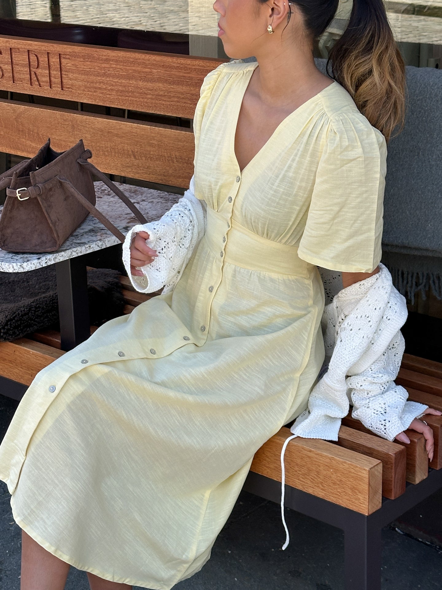 JDYNORA Midi Dress - Gul