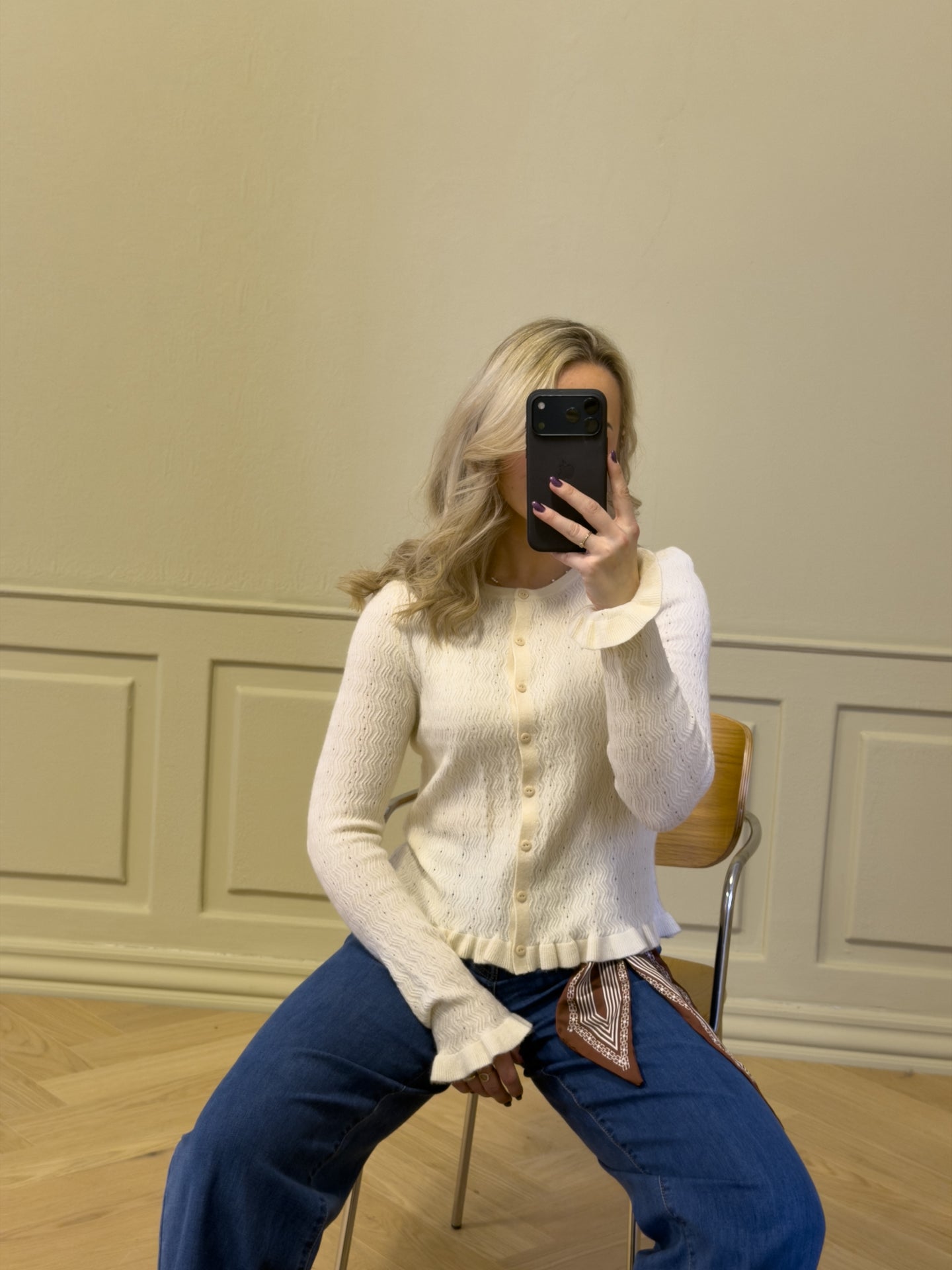 ONLIBI Cardigan - Hvit