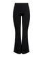 ONLFEVER Rib Flared Pant - Sort