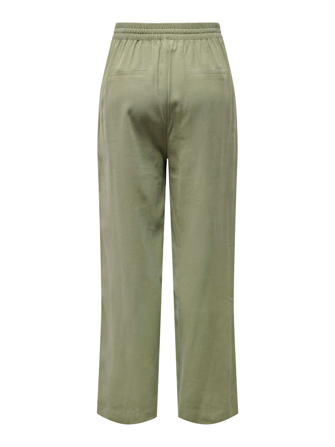 JDYOLLI HW Wide Trousers - Grønn