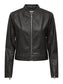 ONLMINDY Faux Leather Jacket - Sort