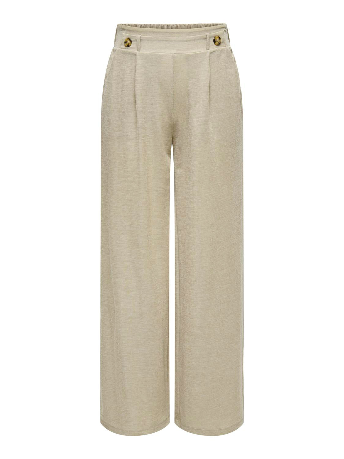 JDYBIRDIE Geggo HW Wide Pant - Beige