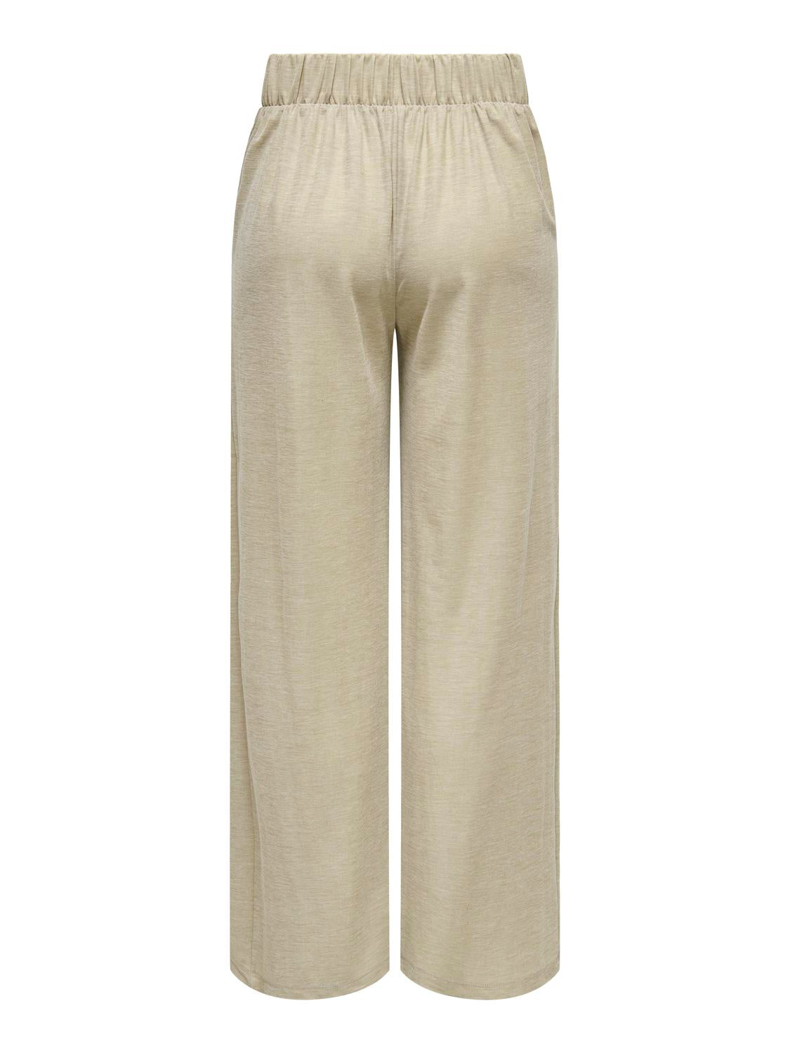 JDYBIRDIE Geggo HW Wide Pant - Beige