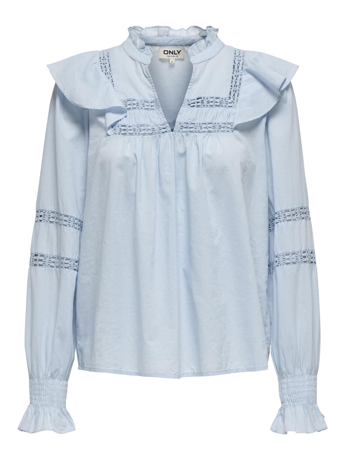 ONLJULIA L/S Top - Blå