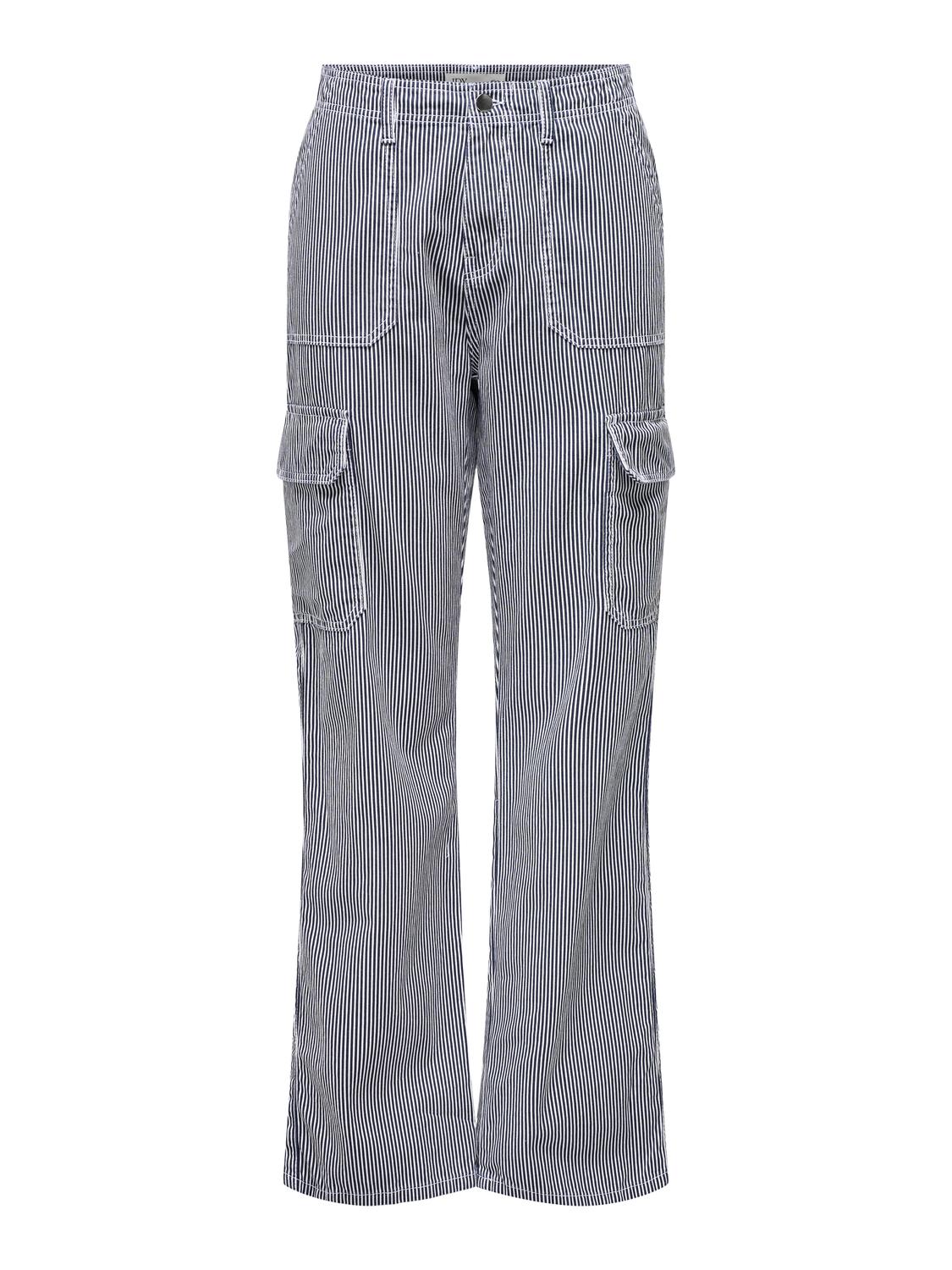 JDYABBY HW Wide Pant - Stripete