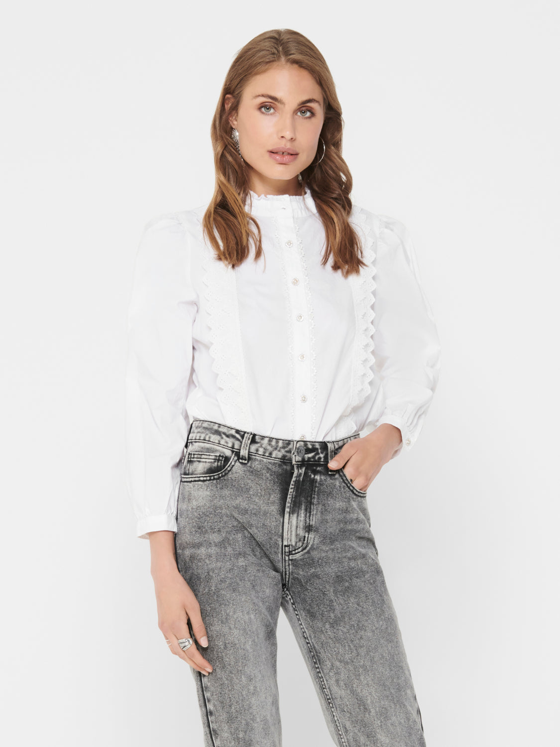 ONLWILD L/S Shirt - Hvit