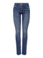 ONLALICIA MW Straight Jeans - Blå