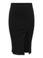 PGZENIA Slit Skirt - Sort