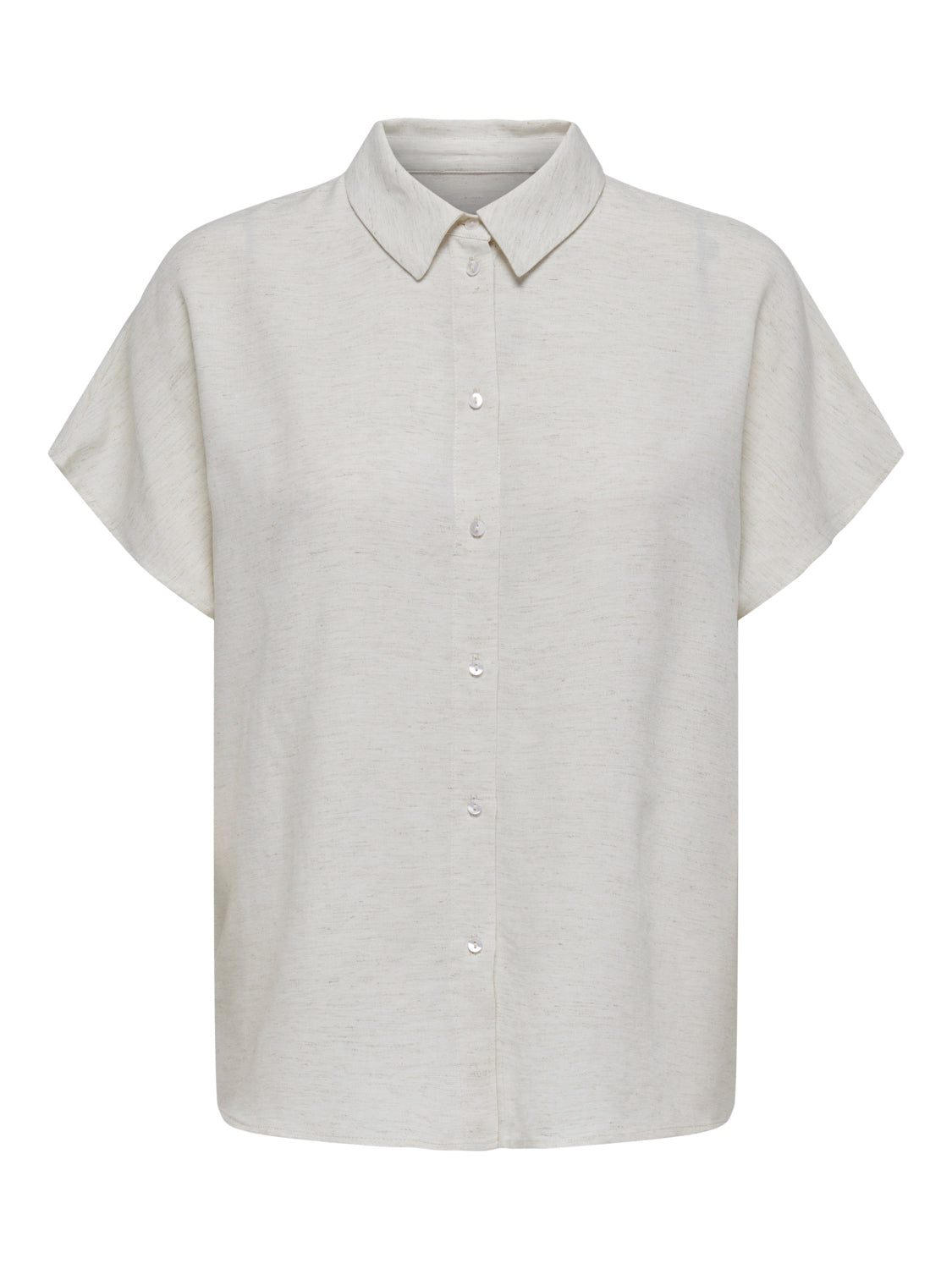 PGTESS S/S Linen Blend Shirt - Beige