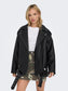 ONLVERA Faux Leather Jacket - Sort