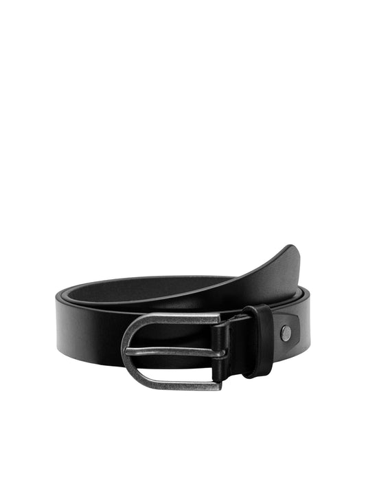 ONLLUCY Leather Belt - Sort
