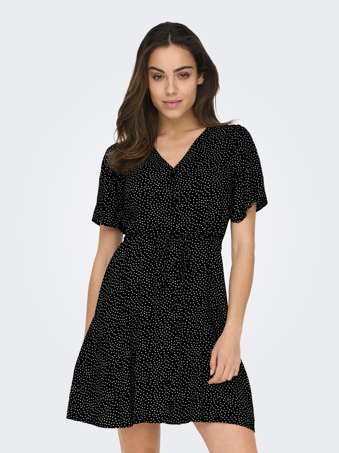 ONLEVIDA S/S Short Dress - Sort