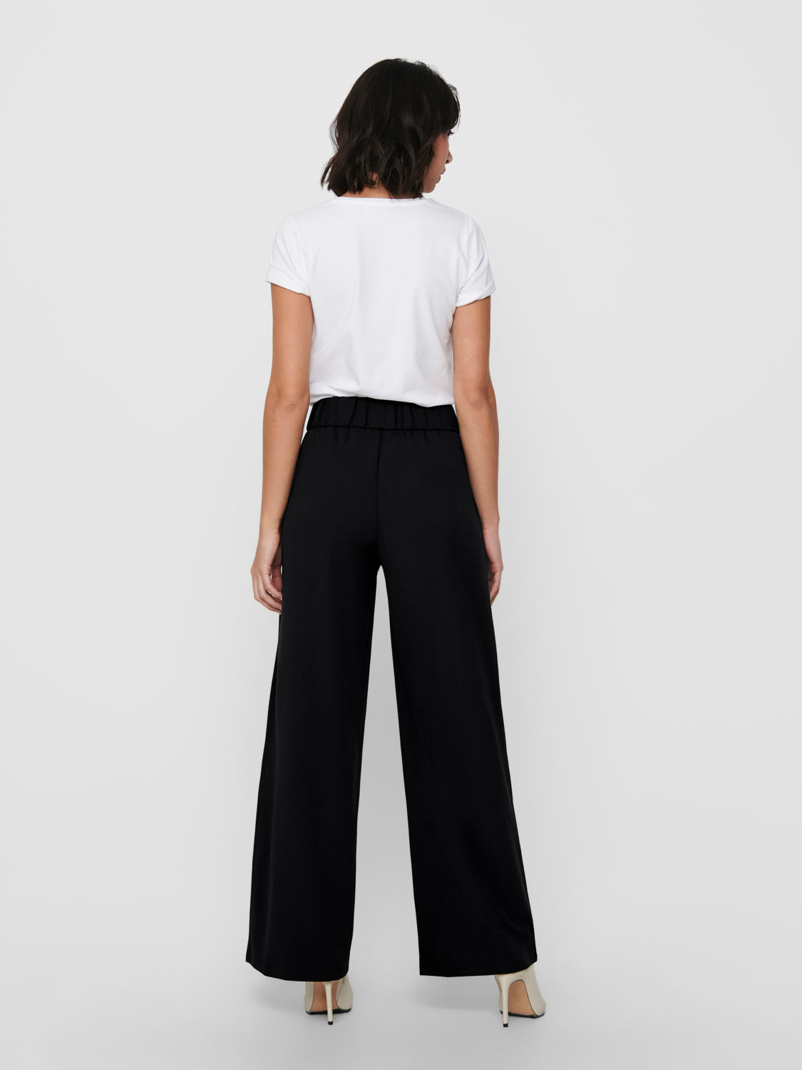 JDYLOUISVILLE HW Wide Pants - Sort